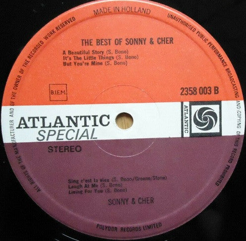 Sonny & Cher : The Best Of Sonny & Cher (LP, Comp, RE)