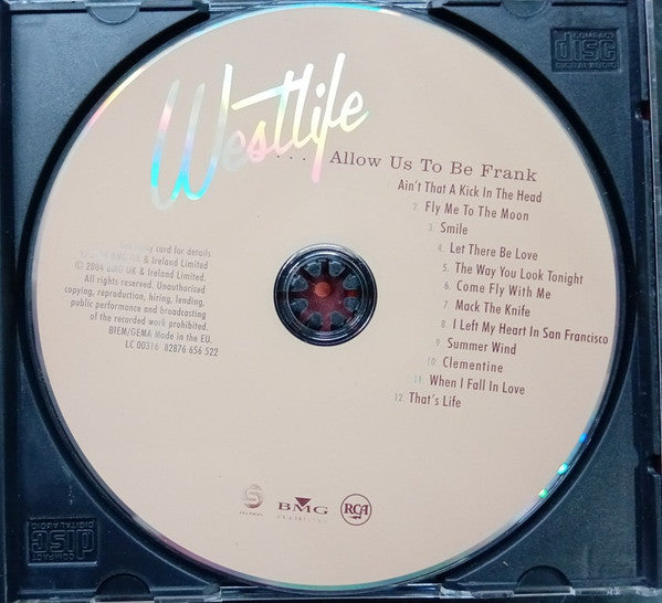 Westlife : ....Allow Us To Be Frank (CD, Album)