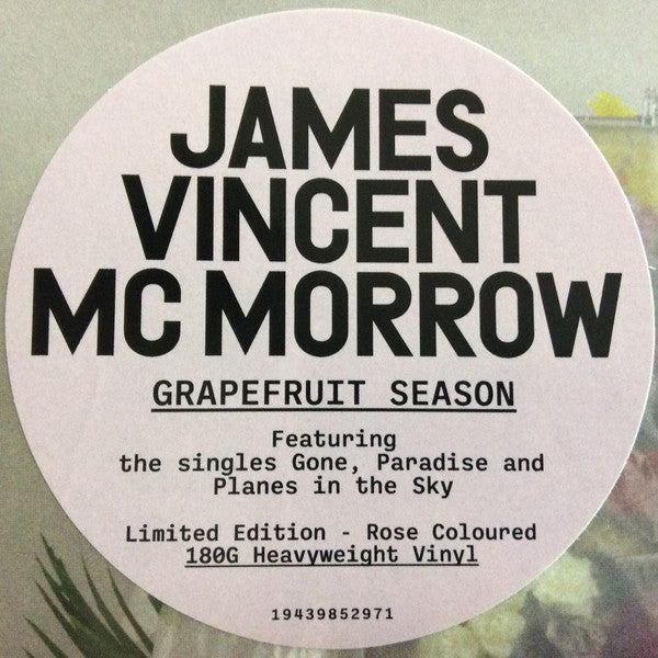 James Vincent McMorrow : Grapefruit Season (LP, Album, Ltd, Ros)