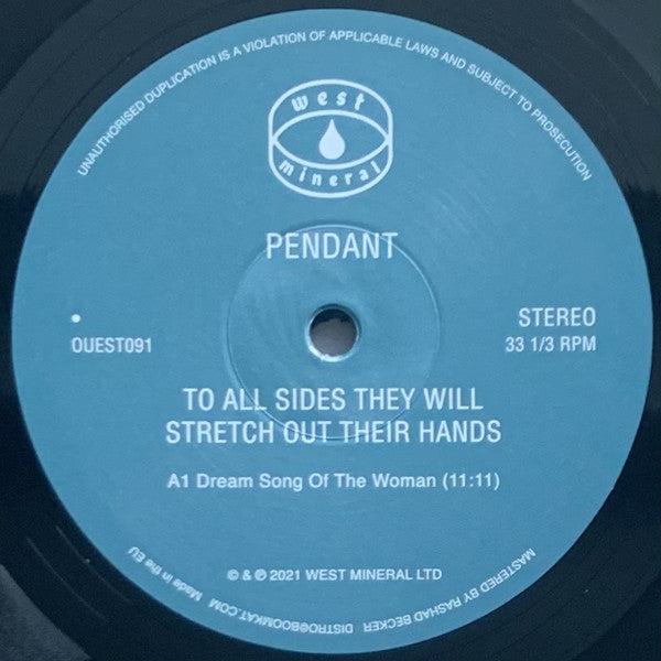 Pendant (2) : To All Sides They Will Stretch Out Their Hands (2xLP, Ltd)