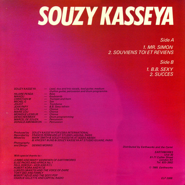 Souzy Kasseya : The Phenomenal Souzy Kasseya (LP, Album)