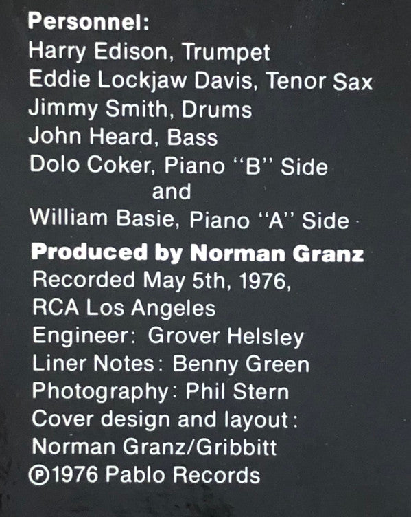 Harry Edison : Edison's Lights (LP, Album)