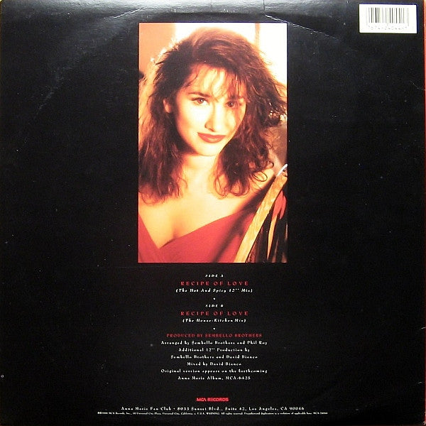 Anna Marie : Recipe Of Love (12")