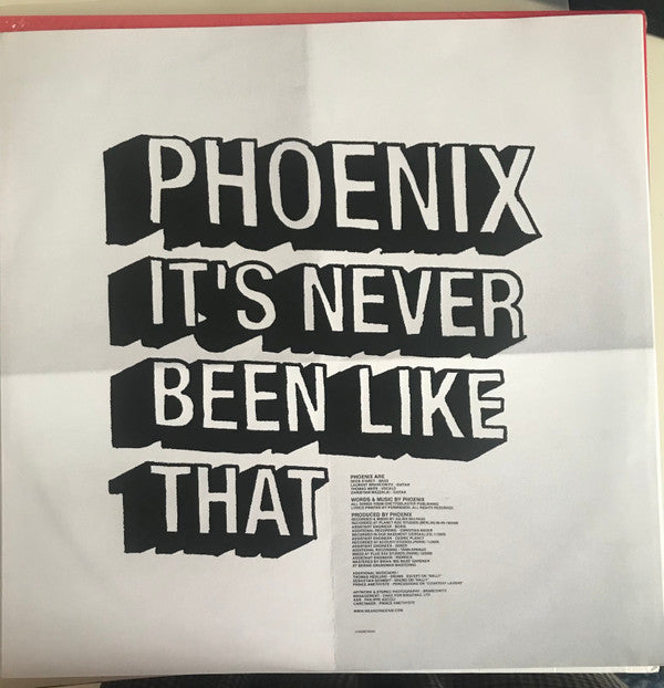 Phoenix : It's Never Been Like That (LP, Album, RE)