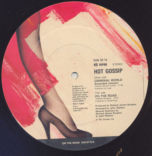 Hot Gossip : Criminal World (12")