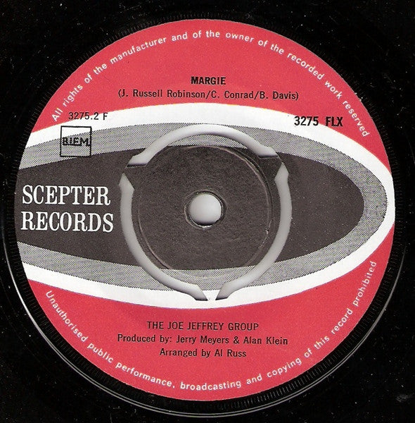 The Joe Jeffrey Group : My Pledge Of Love / Margie (7", Single)