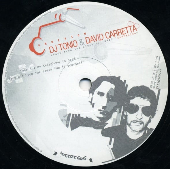 DJ Tonio & David Carretta : My Telephone Is Dead (12", Etch)