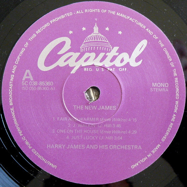 Harry James And His Orchestra : The New James (LP, Mono, RE)