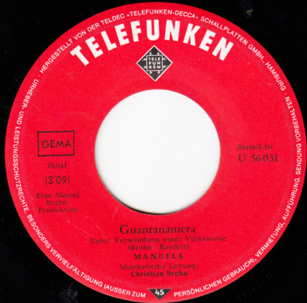 Manuela (5) : Guantanamera (7", Single)