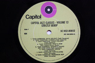 Tadd Dameron, Babs Gonzales, Dizzy Gillespie : Strictly Bebop (LP, Comp)