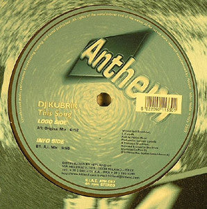 DJ Kubrik : This Song (12")