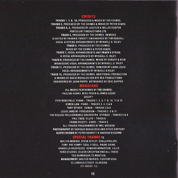 The Chimes : The Chimes (CD, Album)