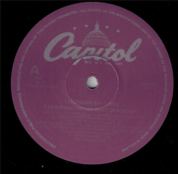 Les Brown And His Band Of Renown : Les Brown's In Town (LP, Album, Mono, RE)