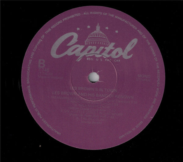 Les Brown And His Band Of Renown : Les Brown's In Town (LP, Album, Mono, RE)