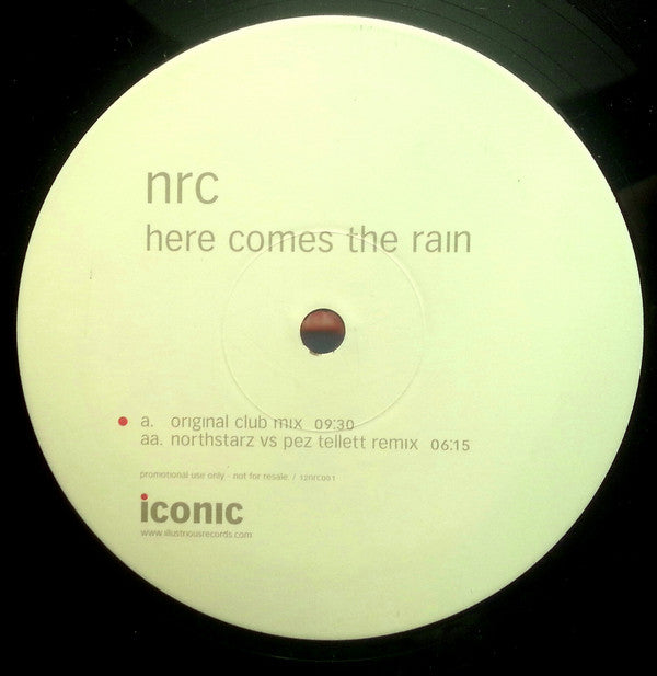 NRC : Here Comes The Rain (12", Promo)