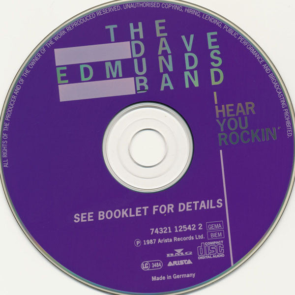 The Dave Edmunds Band : I Hear You Rockin' (CD, Album)