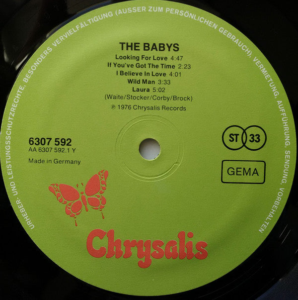 The Babys : The Babys (LP, Album)