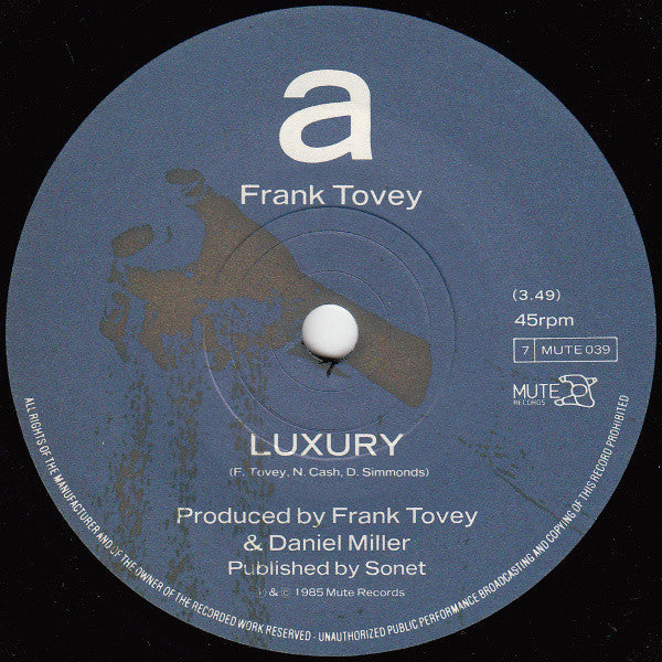 Frank Tovey : Luxury (7", Single)