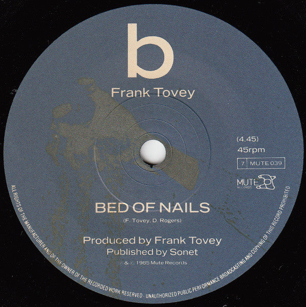 Frank Tovey : Luxury (7", Single)
