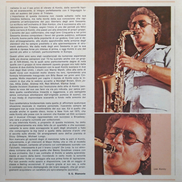 Lee Konitz Big Band / Joe Farrell / Michael Longo / Eddie Locke : I Giganti Del Jazz Vol. 7 (LP)