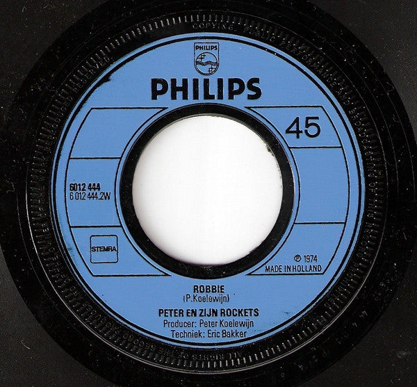 Peter Koelewijn & Zijn Rockets : Prima Donna / Robbie (7", Single, inj)
