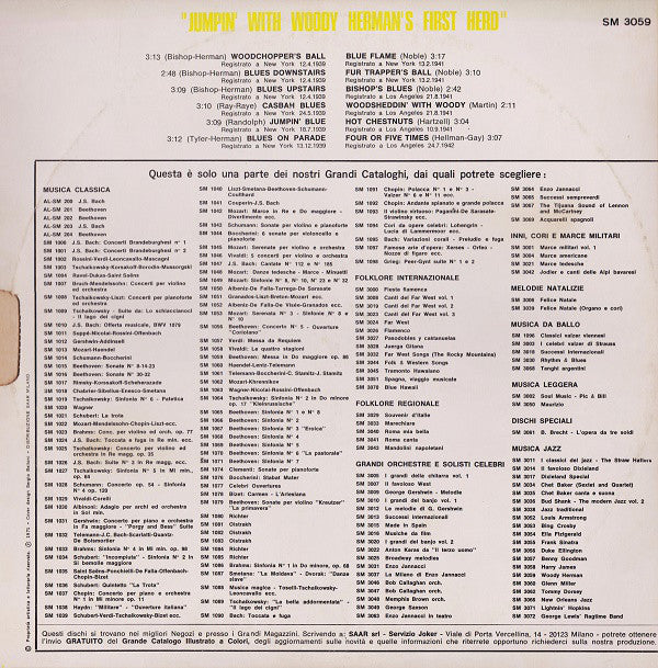 Woody Herman And His Orchestra : Jumpin' With Woody Herman's First Herd (LP, Comp)