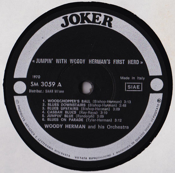 Woody Herman And His Orchestra : Jumpin' With Woody Herman's First Herd (LP, Comp)