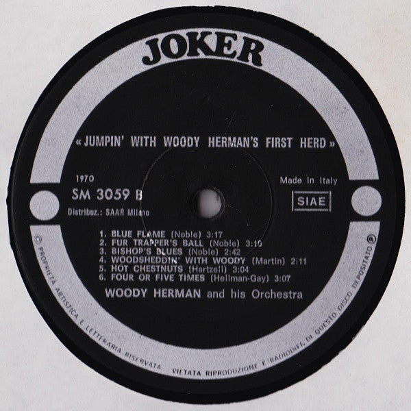 Woody Herman And His Orchestra : Jumpin' With Woody Herman's First Herd (LP, Comp)