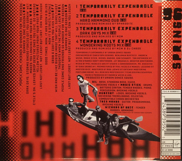 Urban Dance Squad : Temporarily Expendable (CD)