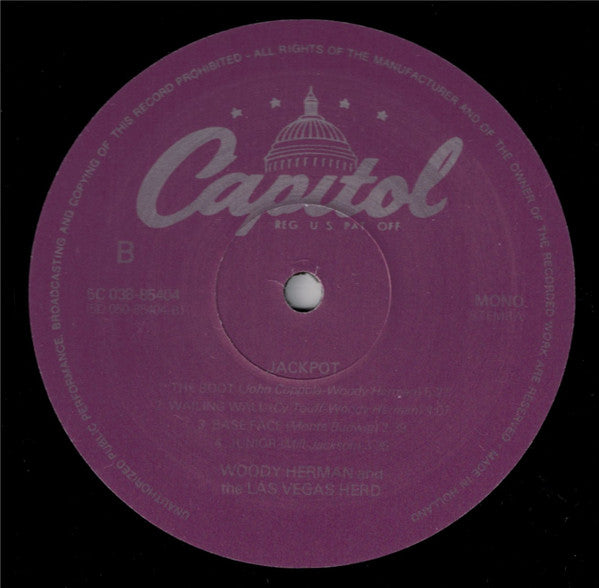 Woody Herman And The Las Vegas Herd : Jackpot! (LP, Album, Mono, RE)