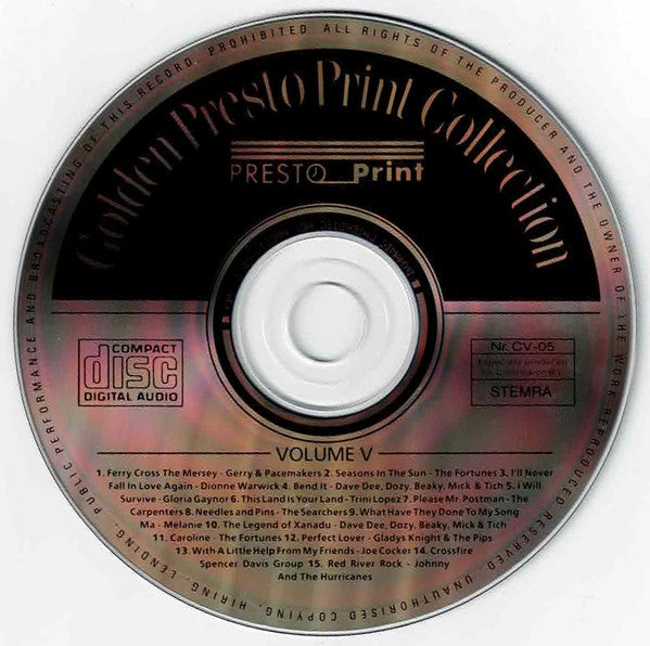 Various : Golden Presto Print Collection - Volume V (CD, Comp)