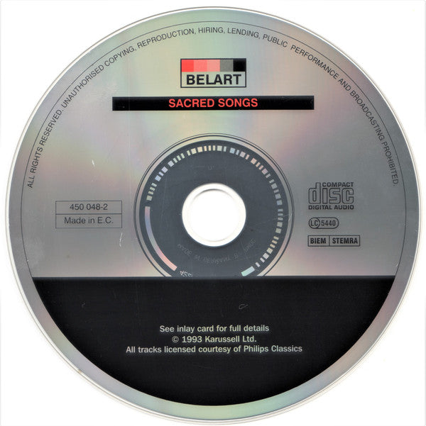 Various : Sacred Songs (CD, Comp)