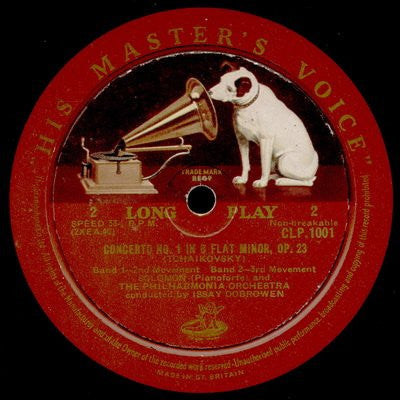 Pyotr Ilyich Tchaikovsky, Solomon (6) : Pianoforte Concerto No.1 (LP, Mono)