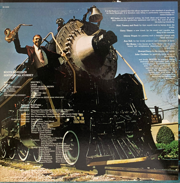 Boots Randolph : Sentimental Journey (LP, Album, Ter)