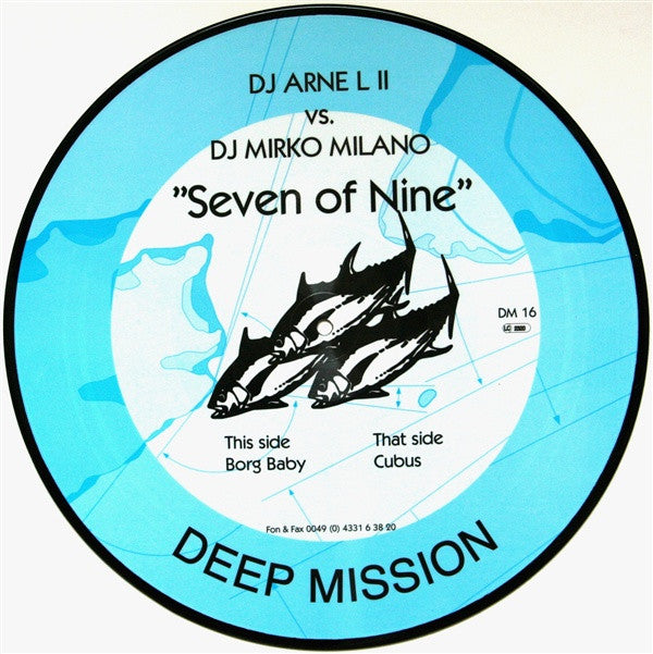 DJ Arne L II vs. DJ Mirko Milano* : Seven Of Nine (12", Pic)