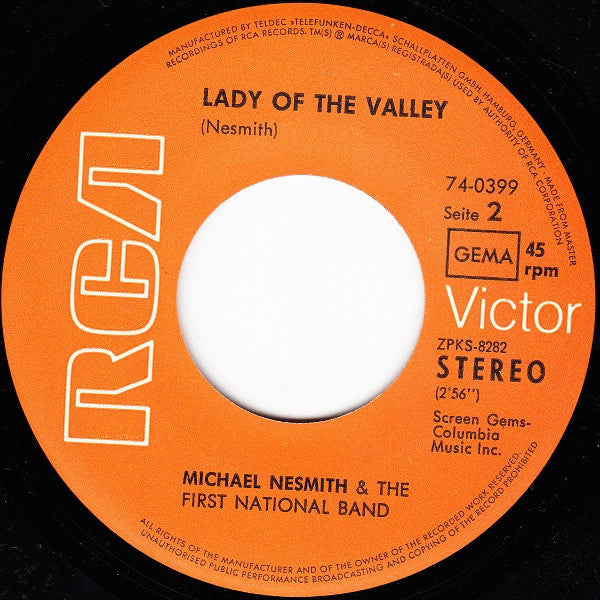 Michael Nesmith & The First National Band : Silver Moon (7", Single)