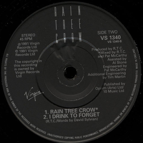 Rain Tree Crow : Blackwater (7", Single)