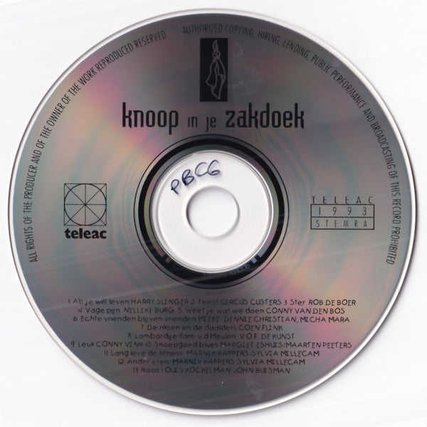 Various : Knoop In Je Zakdoek (CD)