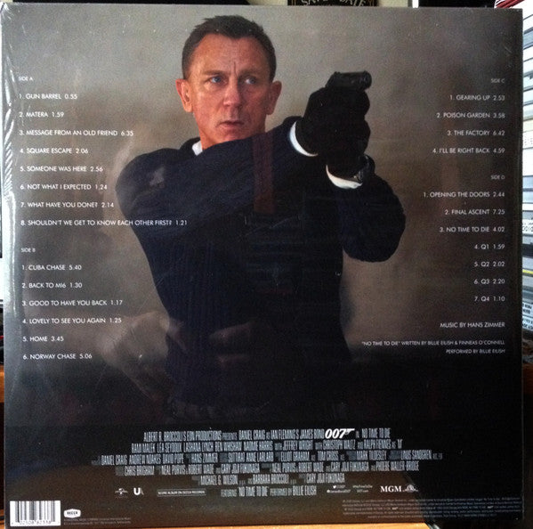 Hans Zimmer : No Time To Die (Original Motion Picture Soundtrack) (2xLP, Album, Gat)