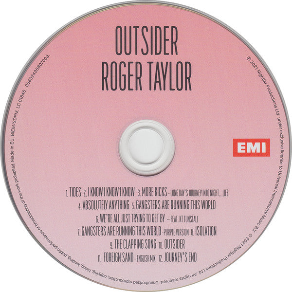 Roger Taylor : Outsider (CD, Album)