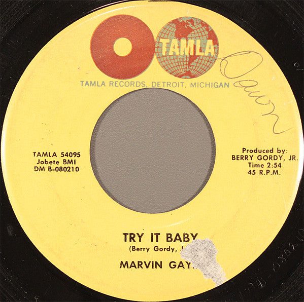 Marvin Gaye : Try It Baby (7")