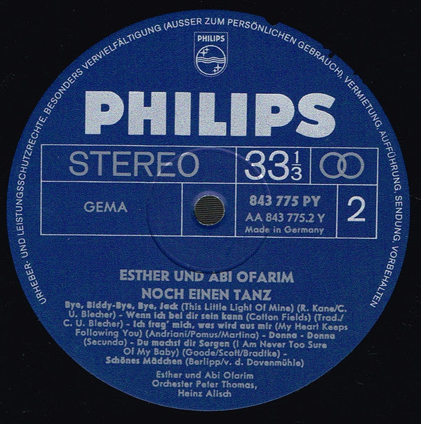 Esther & Abi Ofarim : Noch Einen Tanz (LP, Comp)