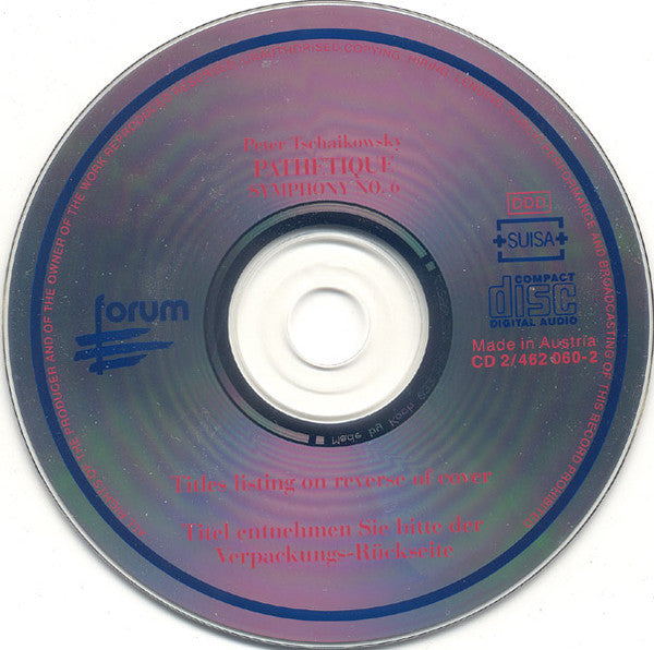 Pyotr Ilyich Tchaikovsky : Pathetique Symphony No.6 (2xCD, Comp)