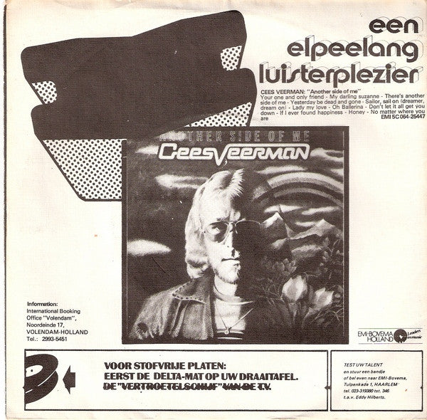 Cees Veerman : Sailor, Sail On (Dreamer, Dream On) (7", Single)