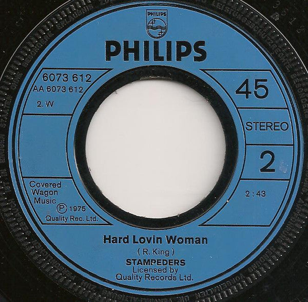 The Stampeders : Hit The Road Jack (7", Single)