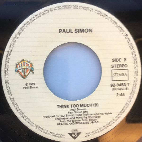 Paul Simon : Allergies (7", Single)