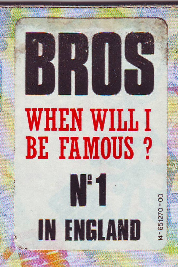 Bros : When Will I Be Famous? (12", Maxi)