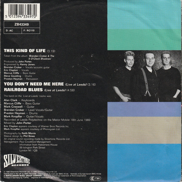 Brendan Croker And The 5 O'Clock Shadows : This Kind Of Life (7", EP)