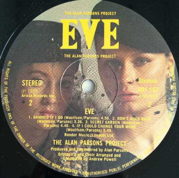 The Alan Parsons Project : Eve (LP, Album, Gat)