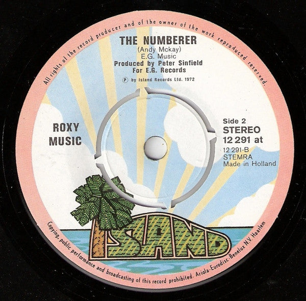 Roxy Music : Virginia Plain (7", Single)